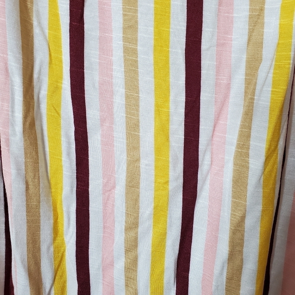Lane Bryant Ruffle Striped Tank - Picture 4 of 8